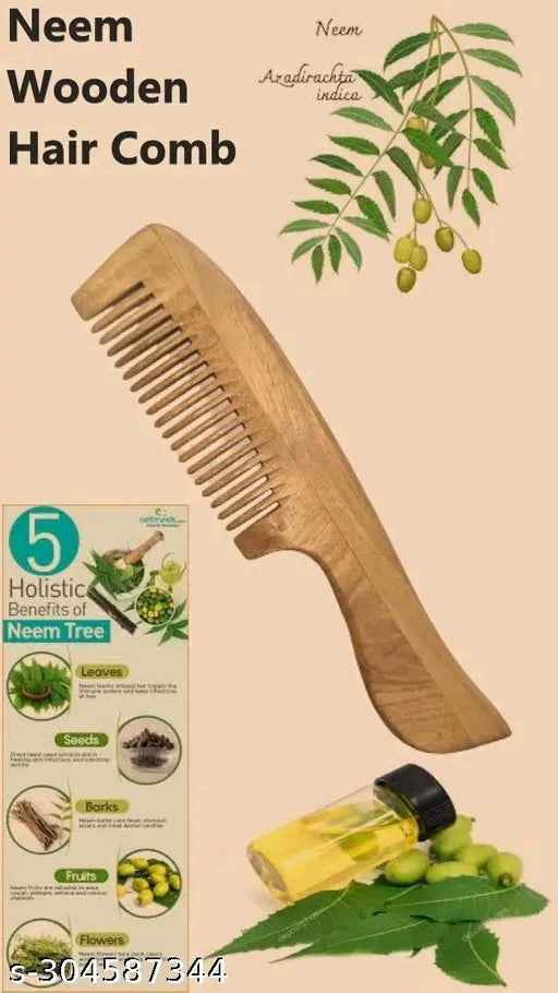 Sensational Styling Hair Combs – Pure Neem Wood