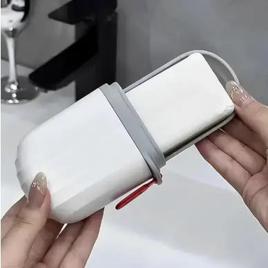 Portable Travel Soap Case with Leakproof Lock Compact Plastic Soap Holder for Gym Camping and Bathroom Use