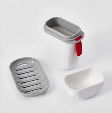 Portable Travel Soap Case with Leakproof Lock Compact Plastic Soap Holder for Gym Camping and Bathroom Use