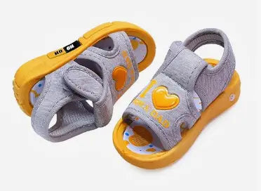 Kids Shiny Indoor Outdoor Sandals with Whistle Sound Chu-Chu Musical Comfortable Footwear