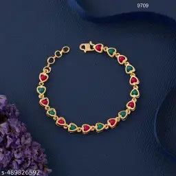 Indian Wedding Jewellery Set for Women | Gold-Plated Brass Necklace & Earrings with Cubic Zirconia | Adjustable Choker/Maangalyam/Murukku Style - Handmade Haven