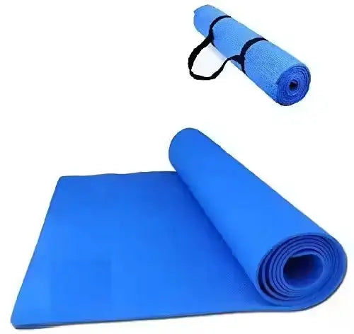 4MM YOGA MAT ENVIRONMENT FRIENDLY, EASY TO CARRY WITH CARRY STRAP - Handmade Haven