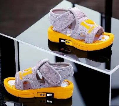 Kids Shiny Indoor Outdoor Sandals with Whistle Sound Chu-Chu Musical Comfortable Footwear