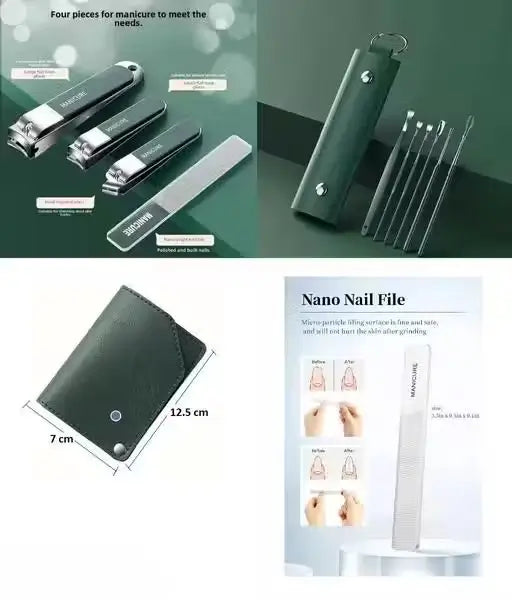 10-in-1 Stainless Steel Nail Clipper Set & Ear Cleaner for Ultimate Grooming